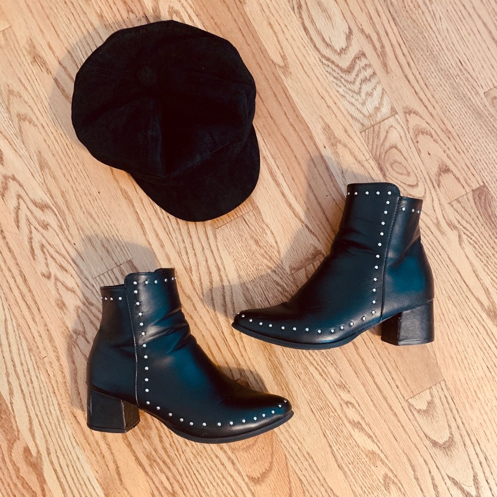 Studded Booties